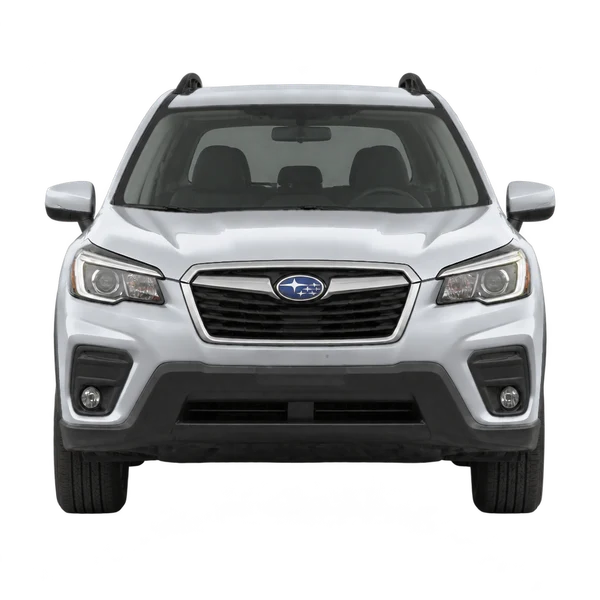Subaru Forester 2021 prata, vista frente