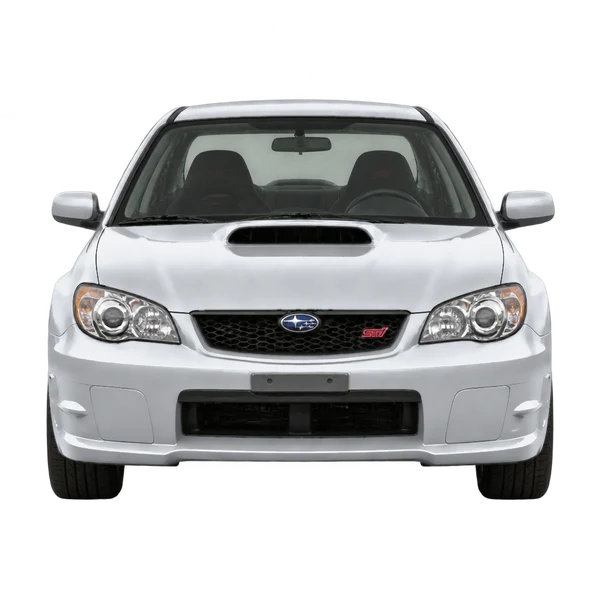 Subaru Impreza WRX STI 2005 argent, vue avant