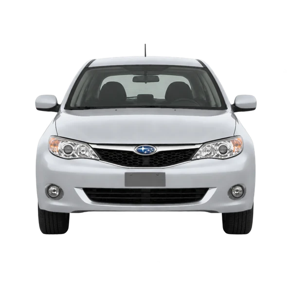 Subaru Impreza 2011 باللون فضي، منظر أمامي