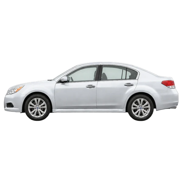 Subaru Legacy 2013 argent, vue côté (vers la gauche)