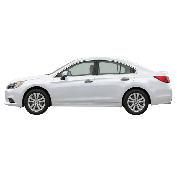 2016 Subaru Legacy in Silber, Ansicht: Seite (nach links gerichtet)