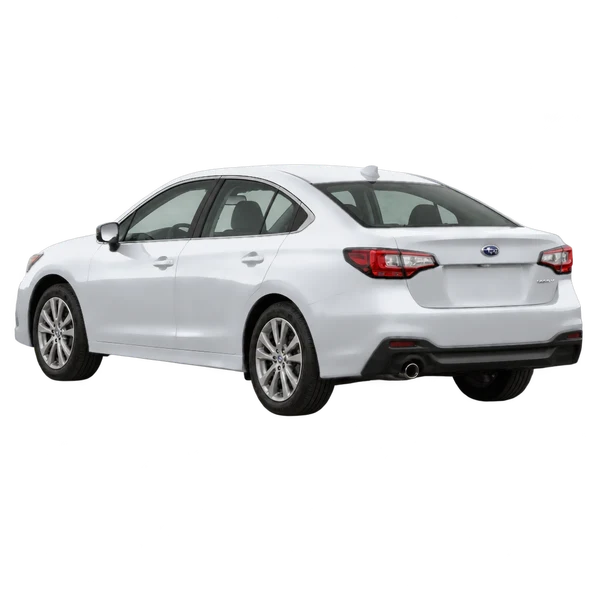 Subaru Legacy 2020 argent, vue trois-quarts arrière (orienté vers la gauche)