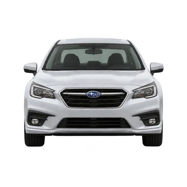 シルバーの2021 Subaru Legacy（正面ビュー）