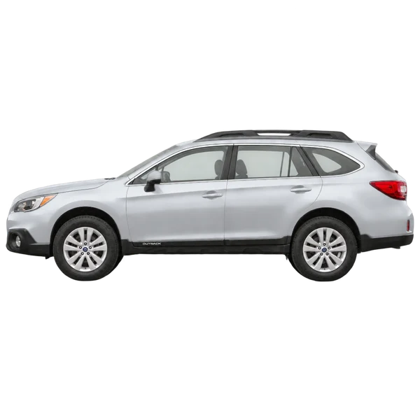 Subaru Outback 25I 2015 argent, vue côté (vers la gauche)