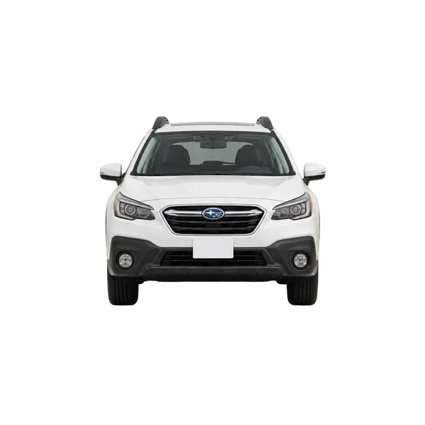 ホワイトの2022 Subaru Outback（正面ビュー）