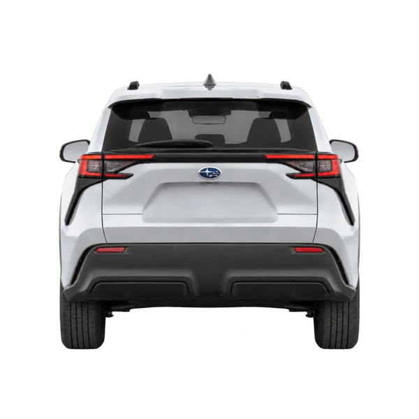 Subaru Solterra 2026 prata, vista traseira