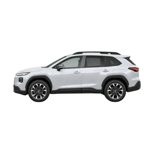 Subaru Trailseeker 2026 en plateado, vista lateral (mirando a la izquierda)