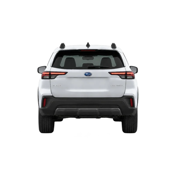 silver 2027 Subaru Trailseeker rear view