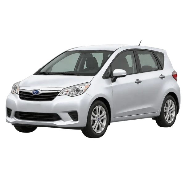 2016 SUBARU TREZIA — Front three-quarter (facing left), silver