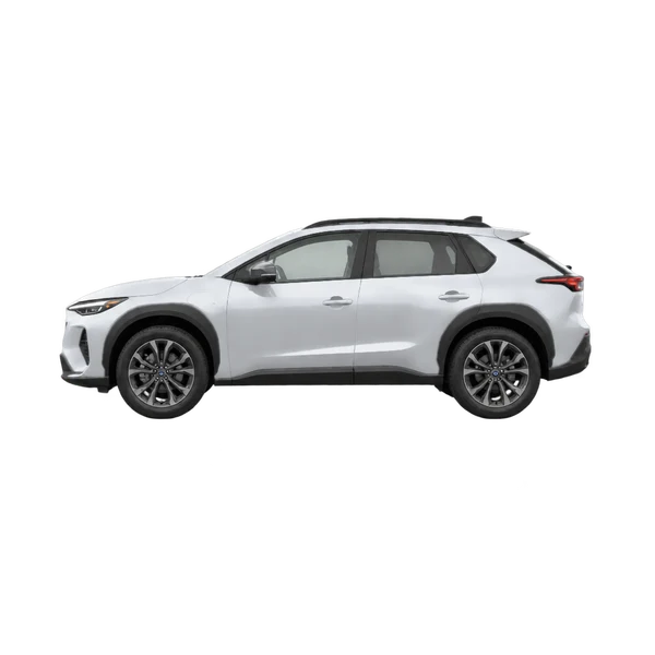 2026 Subaru Uncharted in Silber, Ansicht: Seite (nach links gerichtet)