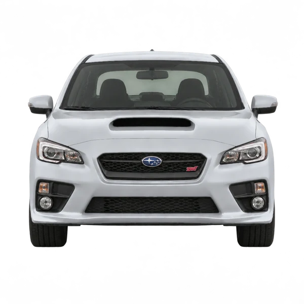Subaru WRX STI 2015 argent, vue avant