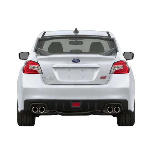 Subaru WRX STI 2015 argent, vue arrière