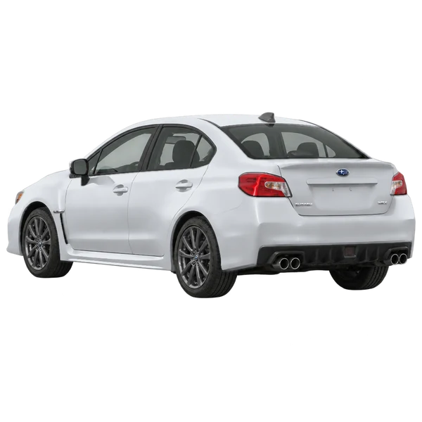 Subaru WRX 2016 argent, vue trois-quarts arrière (orienté vers la gauche)
