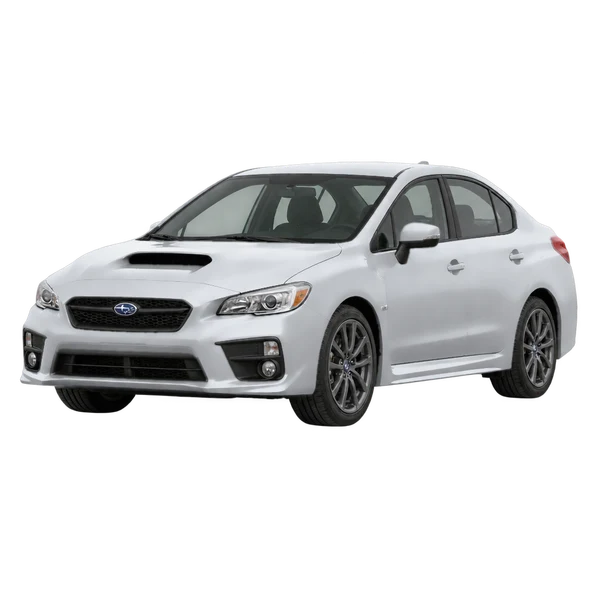 2017 Subaru WRX in Silber, Ansicht: Dreiviertelansicht vorne (nach links gerichtet)