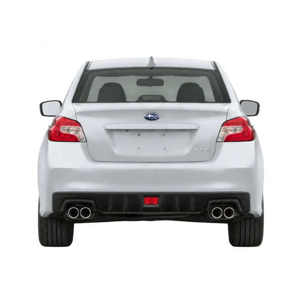2017 Subaru WRX in Silber, Ansicht: Heck