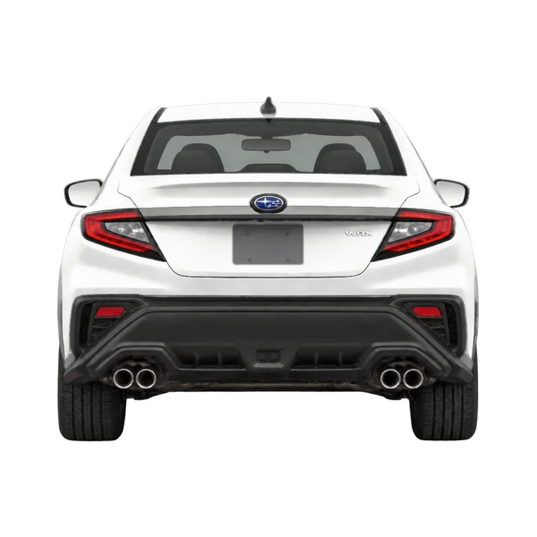 ホワイトの2022 Subaru WRX（リアビュー）