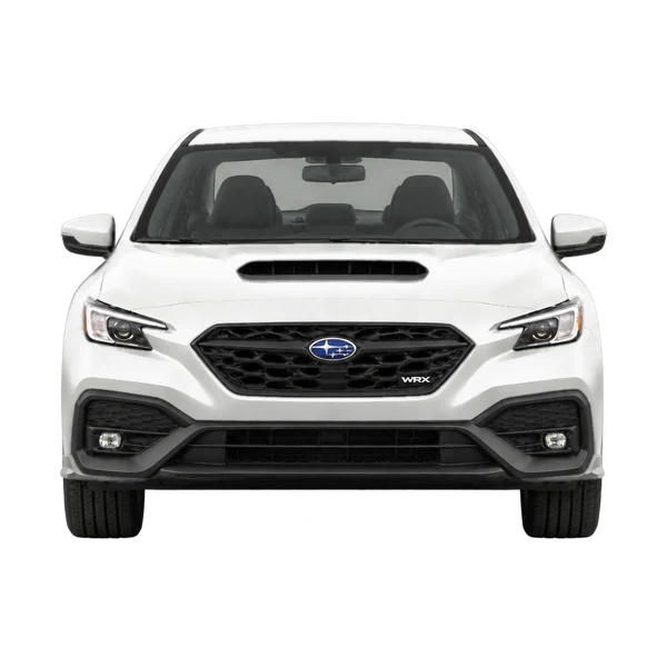 Subaru WRX 2024 باللون أبيض، منظر أمامي
