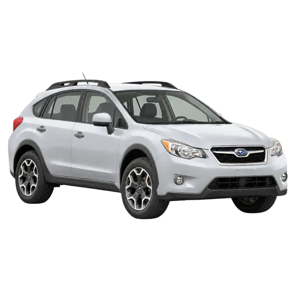 シルバーの2013 Subaru XV(フロントスリークォーター(右向き)ビュー)