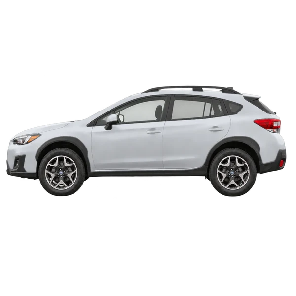 2018 Subaru XV in Silber, Ansicht: Seite (nach links gerichtet)