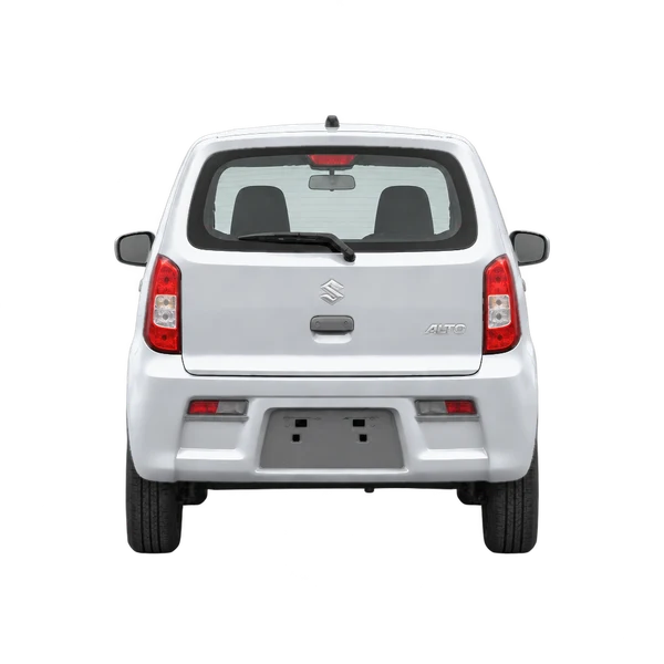 Suzuki Alto 2018 argent, vue arrière