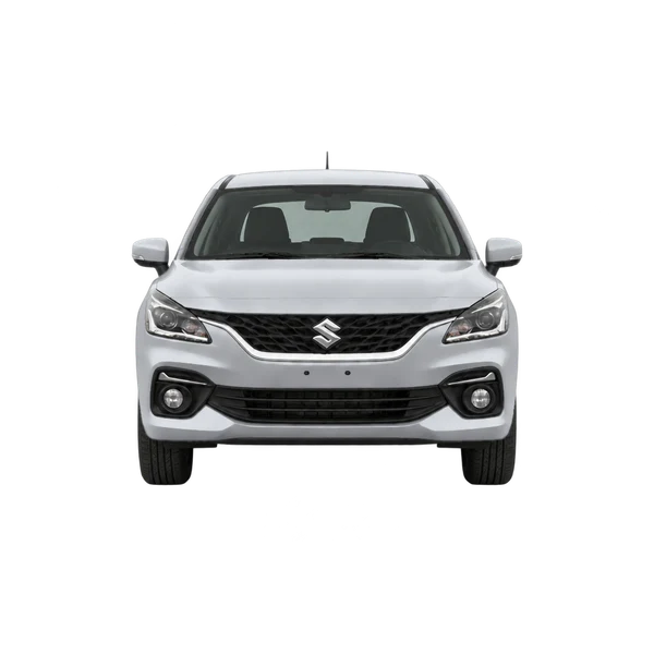 Suzuki Baleno 2022 en plateado, vista frontal