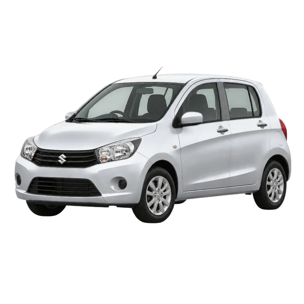Suzuki Celerio 2019 argent, vue trois-quarts avant (orienté vers la gauche)