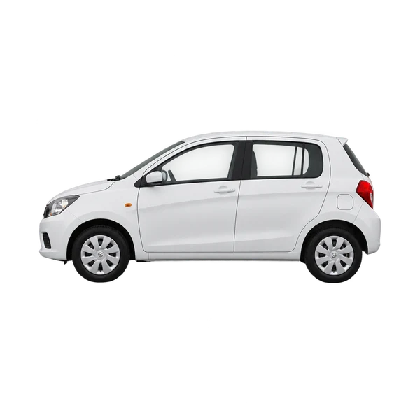Suzuki Celerio 2021 en blanco, vista lateral (mirando a la izquierda)