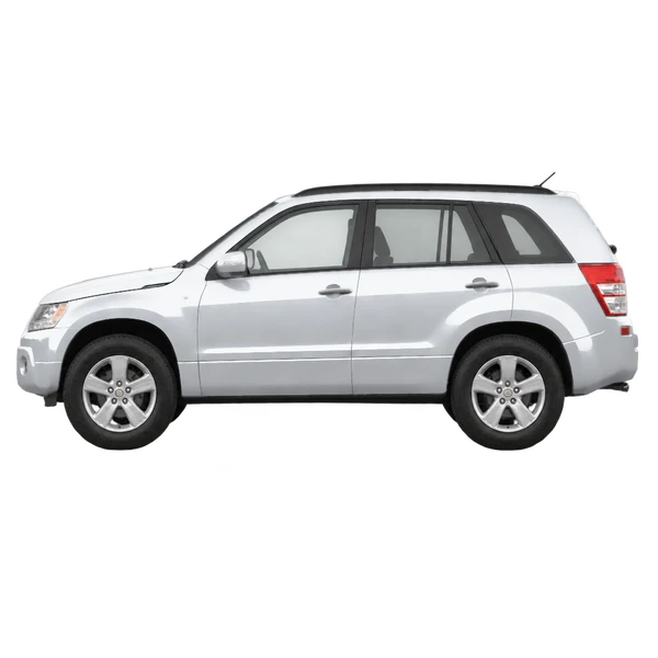 2011 Suzuki Grand Vitara in Silber, Ansicht: Seite (nach links gerichtet)