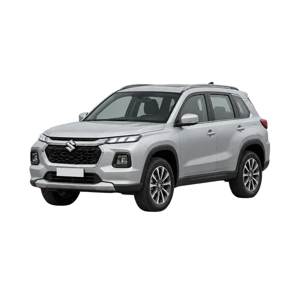 2021 Suzuki Grand Vitara in Silber, Ansicht: Dreiviertelansicht vorne (nach links gerichtet)