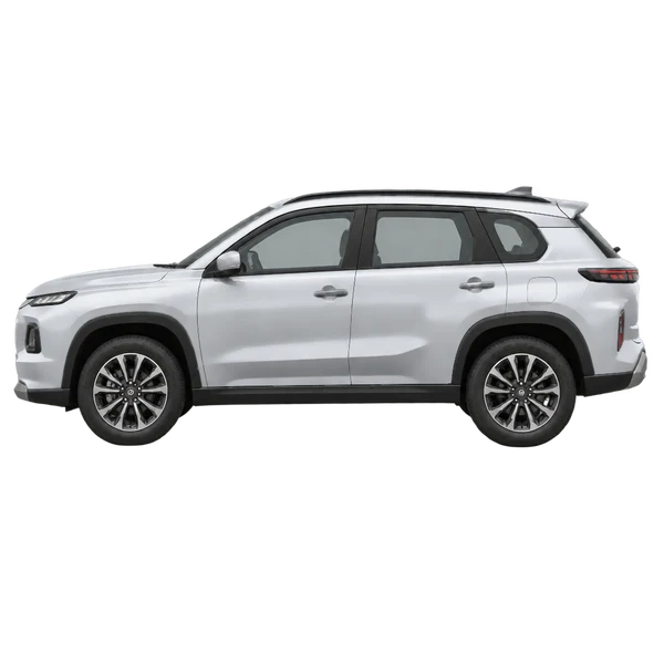 Suzuki Grand Vitara 2022 en plateado, vista lateral (mirando a la izquierda)