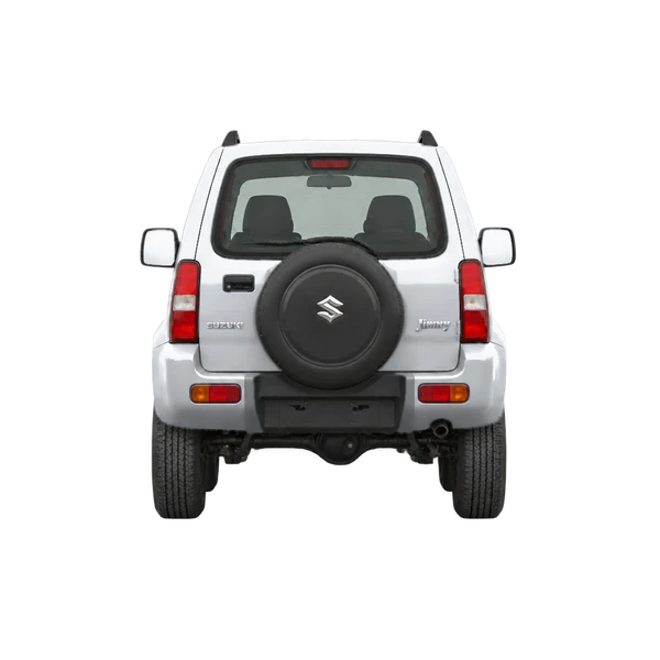 Suzuki Jimny 2005 argent, vue arrière
