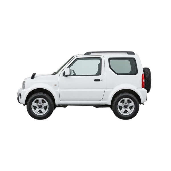 Suzuki Jimny 2013 blanc, vue côté (vers la gauche)