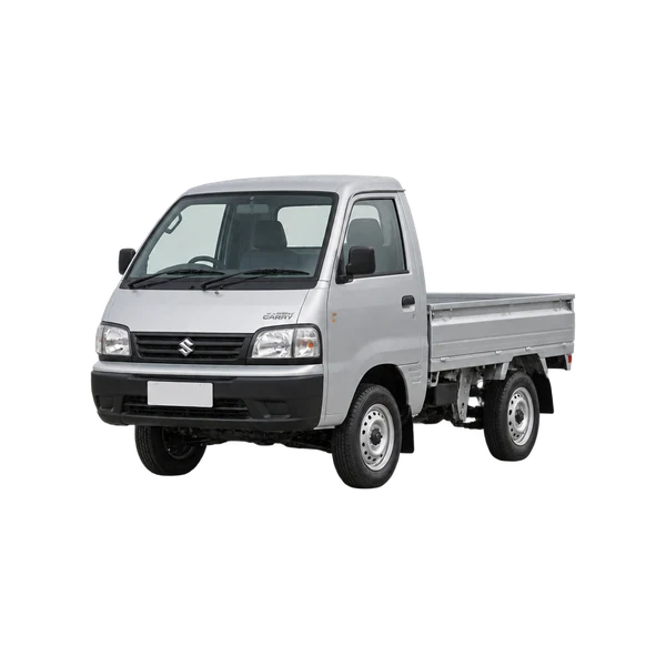 シルバーの2021 Suzuki Supercarry(フロントスリークォーター(左向き)ビュー)