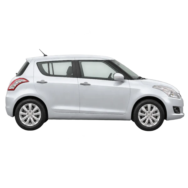 2012 Suzuki Swift in Silber, Ansicht: Seite (nach rechts gewandt)