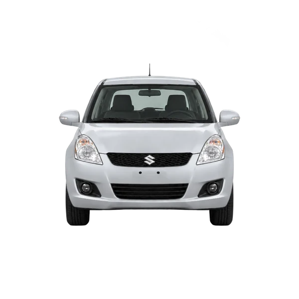 Suzuki Swift 2013 باللون فضي، منظر أمامي