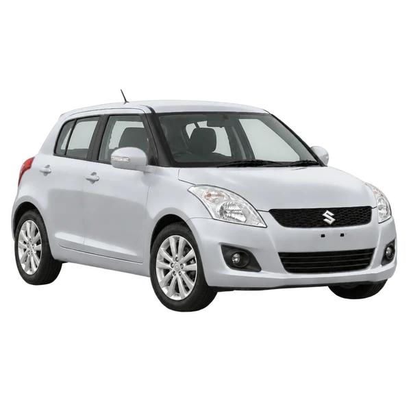 Suzuki Swift 2016 argent, vue trois-quarts avant (orienté vers la droite)