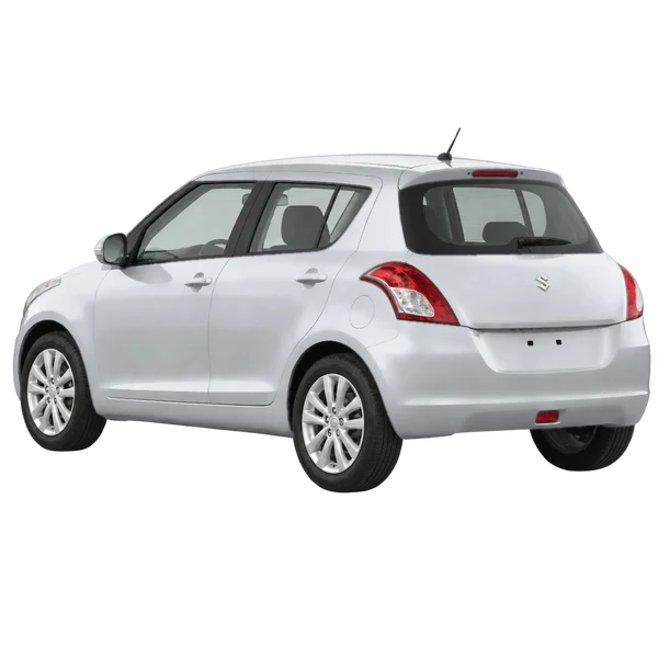 Suzuki Swift 2016 argent, vue trois-quarts arrière (orienté vers la gauche)