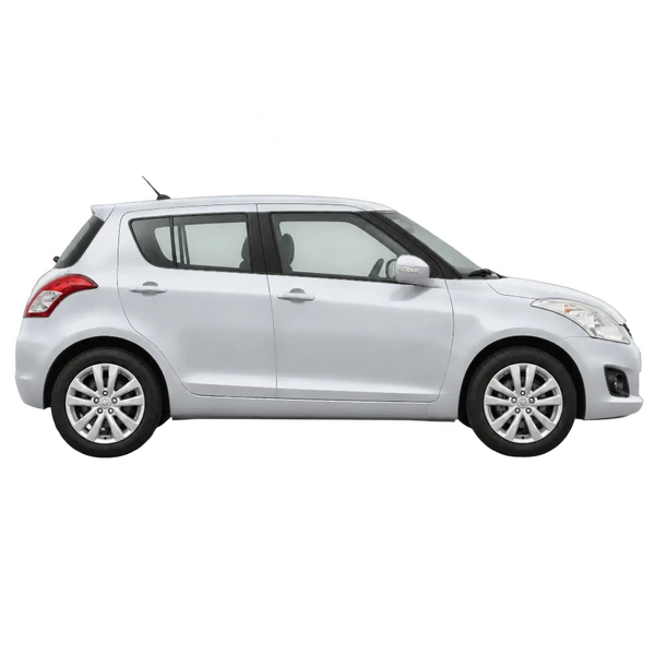 Suzuki Swift 2016 argent, vue profil (tourné vers la droite)
