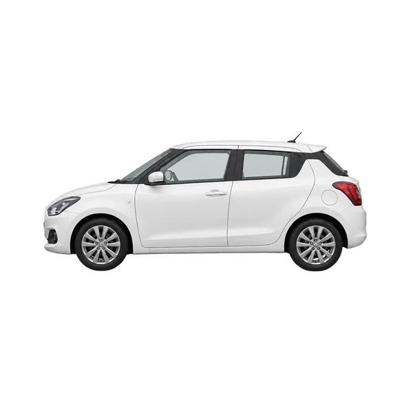 2026 Suzuki Swift in weiß, Ansicht: Seite (nach links gerichtet)