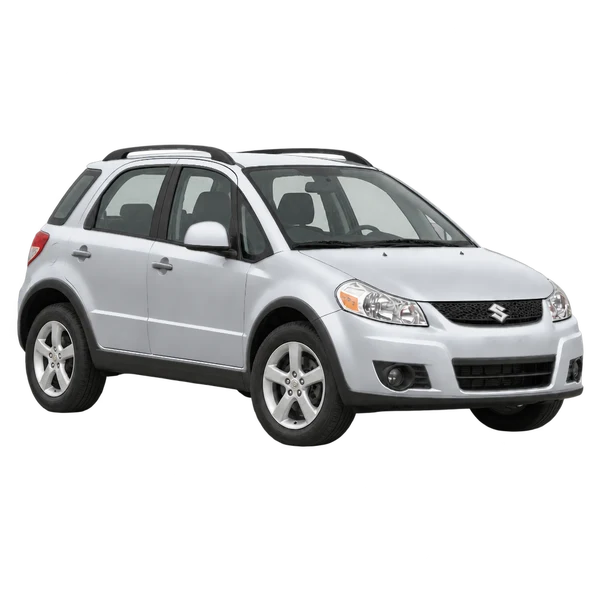 2007 Suzuki SX4 in Silber, Ansicht: Dreiviertelansicht vorne (nach rechts)