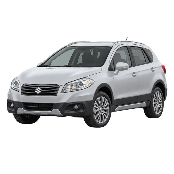 Suzuki SX4 2017 argent, vue trois-quarts avant (orienté vers la gauche)