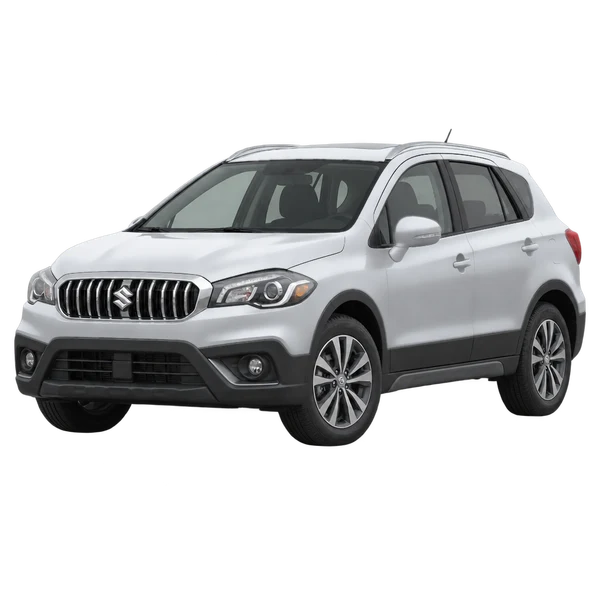 Suzuki SX4 2020 argent, vue trois-quarts avant (orienté vers la gauche)