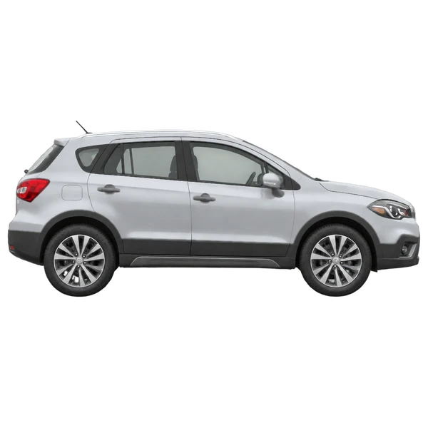 Suzuki SX4 2020 argent, vue profil (tourné vers la droite)