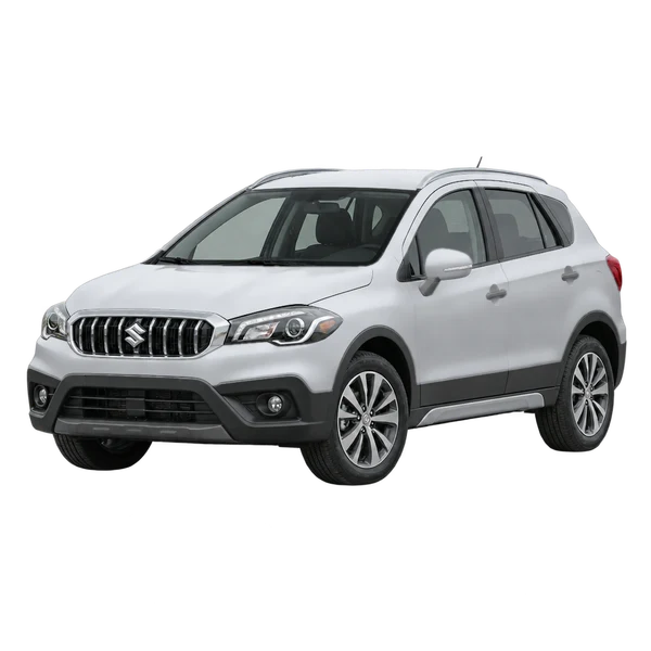 Suzuki SX4 2021 argent, vue trois-quarts avant (orienté vers la gauche)