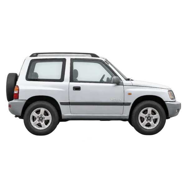 2003 Suzuki Vitara in Silber, Ansicht: Seite (nach rechts gewandt)
