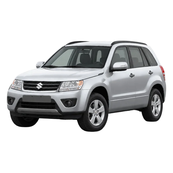 Suzuki Vitara 2013 en plateado, vista frontal tres cuartos (hacia la izquierda)