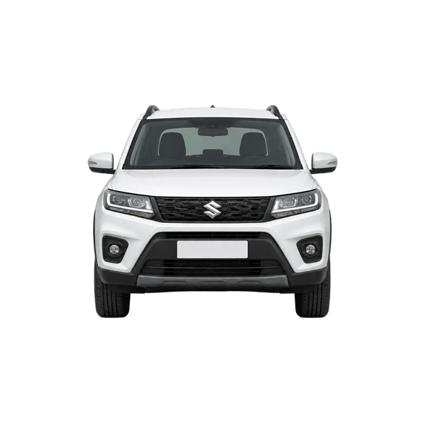 Suzuki Vitara 2026 باللون أبيض، منظر أمامي