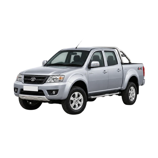 2015 Tata Xenon in Silber, Ansicht: Dreiviertelansicht vorne (nach links gerichtet)