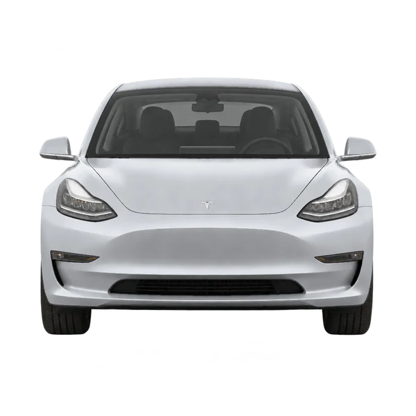 Tesla Model 3 2017 argent, vue avant