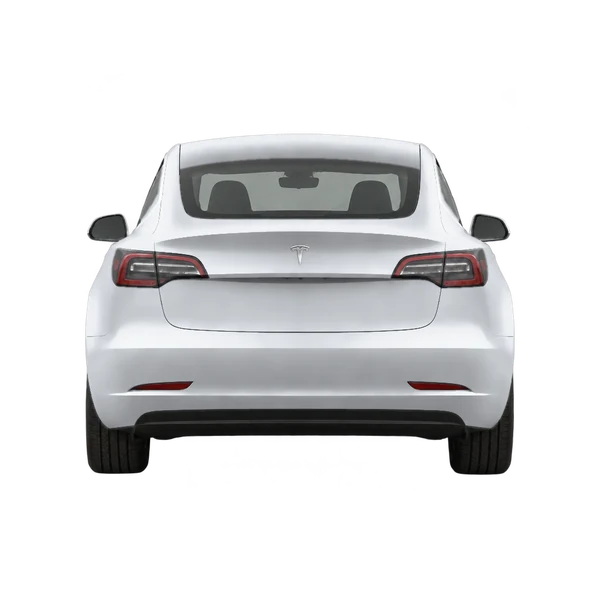 Tesla Model 3 2017 argent, vue arrière